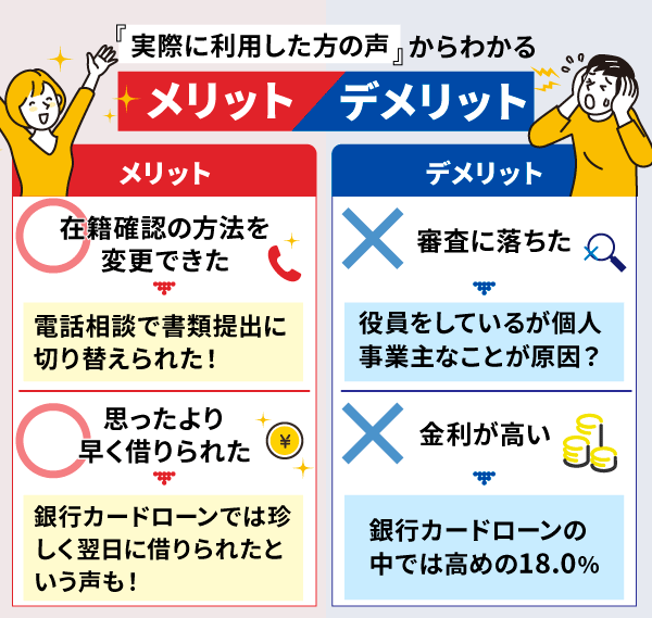 PayPay銀行カードローンを実際に利用した方の声からメリット・デメリットを図解で解説